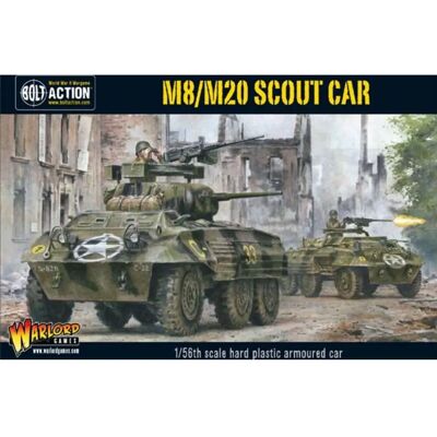 Warlord Games M8/M20 Greyhound Scout Car - Miniaturowy Pojazd Warlord Games M8/M20 Greyhound Scout Car - Miniaturowy Pojazd