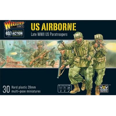 Warlord Games US Airborne - Figurki Spadochroniarzy - WWII - Rozszerzenie Warlord Games US Airborne - Figurki Spadochroniarzy - WWII - Rozszerzenie