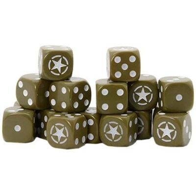 Kości Allied Star D6 - Rozszerzenie gier figurkowych Kości Allied Star D6 - Rozszerzenie gier figurkowych