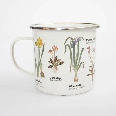 Gift Republic Ville Blomster Emaljekrus - Emaljekrus Gift Republic Ville Blomster Emaljekrus - Emaljekrus