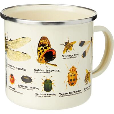 Gift Republic Mug en emaille Papillons - Tasse - Publicité Gift Republic Mug en emaille Papillons - Tasse - Publicité