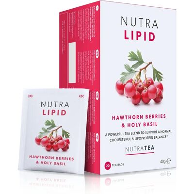 Nutratea Nutra Lipid Sachets de Thé - Maintient un cholestérol normal - Publicité Nutratea Nutra Lipid Sachets de Thé - Maintient un cholestérol normal - Publicité
