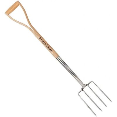 Kent & Stowe Stainless Steel Digging Fork - Rust Resistant - 110cm Kent & Stowe Stainless Steel Digging Fork - Rust Resistant - 110cm