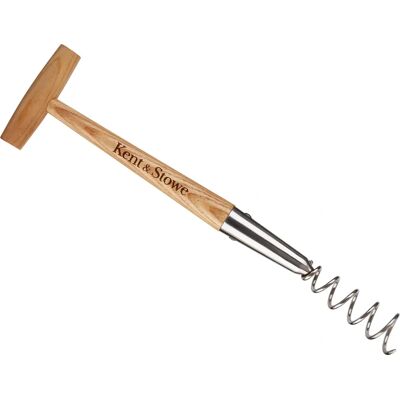Kent & Stowe Model 70100628 Stainless Steel Hand Corkscrew Weeder - Hand Tool for Weeding Kent & Stowe Model 70100628 Stainless Steel Hand Corkscrew Weeder - Hand Tool for Weeding