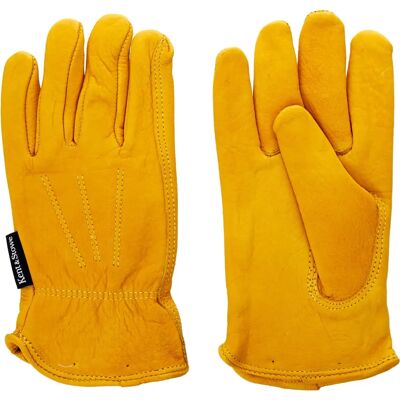 Kent & Stowe - Gants en cuir - Jaune - Dames - Gants - Publicité Kent & Stowe - Gants en cuir - Jaune - Dames - Gants - Publicité