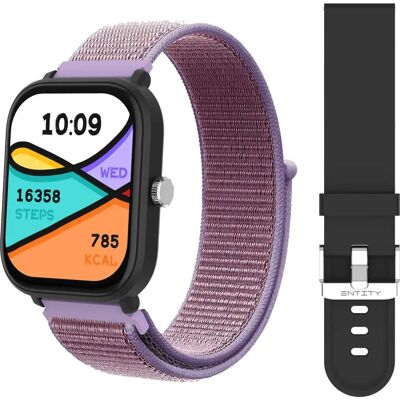 Entity AERO - AERO - Lilac - Nylon Strap - Smartwatch Entity AERO - AERO - Lilac - Nylon Strap - Smartwatch