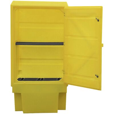 Armario ecológico de PE amarillo - 225L, balda de fibra de vidrio Armario ecológico de PE amarillo - 225L, balda de fibra de vidrio