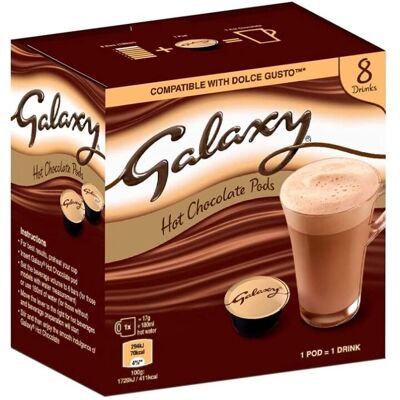 Galaxy Orange - Chocolat Chaud - 8 capsules - Publicité Galaxy Orange - Chocolat Chaud - 8 capsules - Publicité