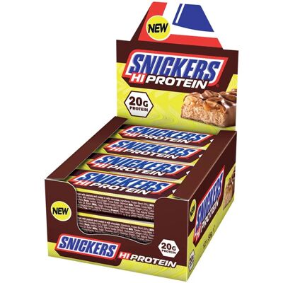 Barra de Proteínas Snickers - 55g - Chocolate Caramelo Nueces - Alta Proteína Barra de Proteínas Snickers - 55g - Chocolate Caramelo Nueces - Alta Proteína
