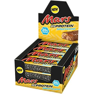 Mars - Hi-Protein Bar - Saltet karamell - 12 barer - Protein bar Mars - Hi-Protein Bar - Saltet karamell - 12 barer - Protein bar
