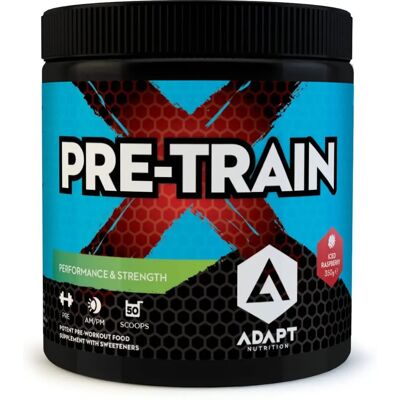 Adapt Nutrition PreTRAINx 350g Iced Raspberry - Pre-workout supplement Adapt Nutrition PreTRAINx 350g Iced Raspberry - Pre-workout supplement