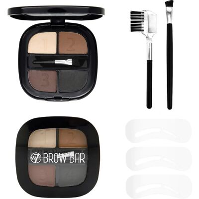 W7 Brow Master Kit de pochoirs pour sourcils - Formes de sourcils - Publicité W7 Brow Master Kit de pochoirs pour sourcils - Formes de sourcils - Publicité