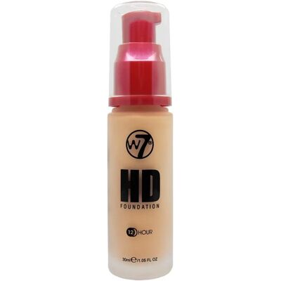 W7 Cosmetics HD Foundation 12 Heures - Couverture totale - Publicité W7 Cosmetics HD Foundation 12 Heures - Couverture totale - Publicité