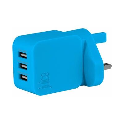 Juice - JUI-MAINS-3PORT-3.4A-AQA - USB Charger Juice - JUI-MAINS-3PORT-3.4A-AQA - USB Charger