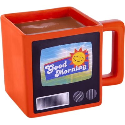 Šálek TV Thumbs Up - Měnící barvu, 500 ml, Tvar televize Šálek TV Thumbs Up - Měnící barvu, 500 ml, Tvar televize
