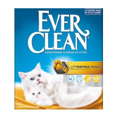Ever Clean Litterfree Paws Kattegrus - Store Korn, Luktkontroll, 10kg Ever Clean Litterfree Paws Kattegrus - Store Korn, Luktkontroll, 10kg