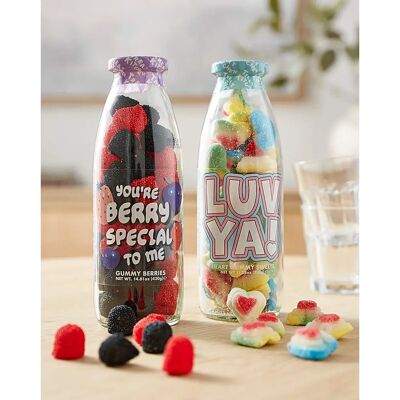 Treat Kitchen Luv Ya! Gummy Hearts - bottle - 320g - candy Treat Kitchen Luv Ya! Gummy Hearts - bottle - 320g - candy