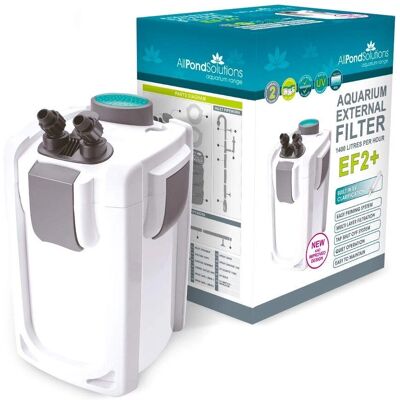 AllPondSolutions All Pond Solutions EF2 Plus Aquarium External Filter - Suitable for freshwater and saltwater tanks AllPondSolutions All Pond Solutions EF2 Plus Aquarium External Filter - Suitable for freshwater and saltwater tanks