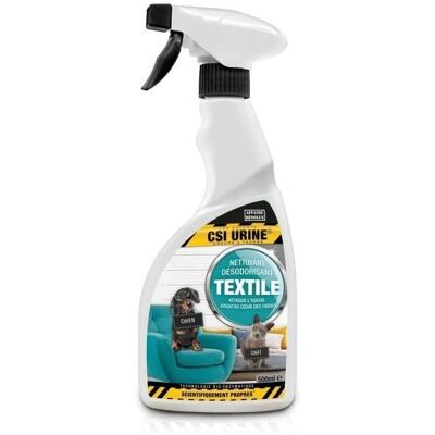 Nettoyant Désodorisant Textile CSI URINE - 500ML - Élimine Odeurs - Publicité Nettoyant Désodorisant Textile CSI URINE - 500ML - Élimine Odeurs - Publicité