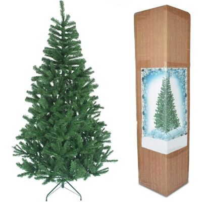 SHATCHI 6ft Pine Green Artificial Christmas Tree - 550 Tips SHATCHI 6ft Pine Green Artificial Christmas Tree - 550 Tips