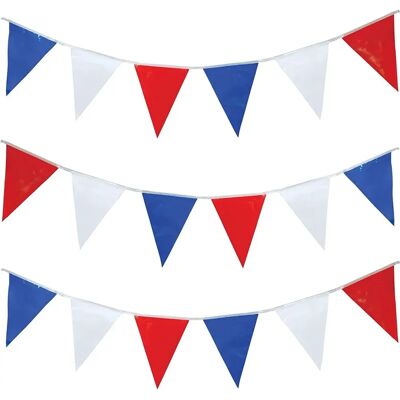 SHATCHI Queen Jubilee Union Jack Party Bunting - 25M, 50 Drapeaux - Publicité SHATCHI Queen Jubilee Union Jack Party Bunting - 25M, 50 Drapeaux - Publicité