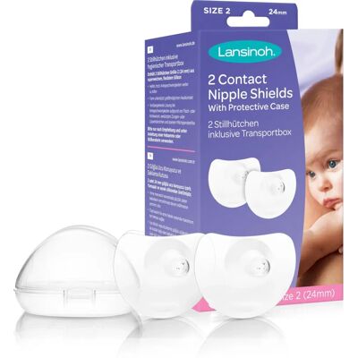 Lansinoh Ammingsbeskyttelse 24mm - Kontakt, 2 stk Lansinoh Ammingsbeskyttelse 24mm - Kontakt, 2 stk