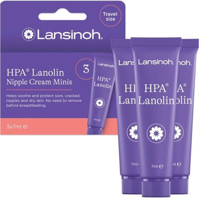 Lansinoh HPA Lanolin Nipple Cream - 3x7ml Lansinoh HPA Lanolin Nipple Cream - 3x7ml