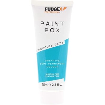 Coloration Semi-Permanente Fudge Turquoise Days - 75ml - Publicité Coloration Semi-Permanente Fudge Turquoise Days - 75ml - Publicité