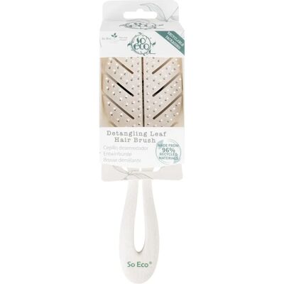 So Eco Biodegradable Detangling Leaf Brush - Hårbørste for vått hår So Eco Biodegradable Detangling Leaf Brush - Hårbørste for vått hår