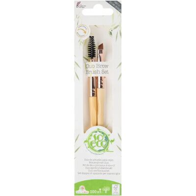 So Eco Duo Wenkbrauwborstel Set - Make-up Gereedschap So Eco Duo Wenkbrauwborstel Set - Make-up Gereedschap