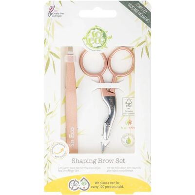 So Eco øyenbrynformingssett - Saks & pinsett So Eco øyenbrynformingssett - Saks & pinsett
