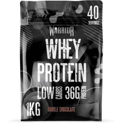 Warrior Supplements Warrior Whey Double Chocolate 1kg Protein Powder Warrior Supplements Warrior Whey Double Chocolate 1kg Protein Powder