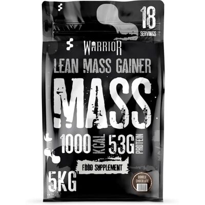 Warrior Supplements Warrior Mass - Double Chocolate - 5kg Mass Gainer Warrior Supplements Warrior Mass - Double Chocolate - 5kg Mass Gainer