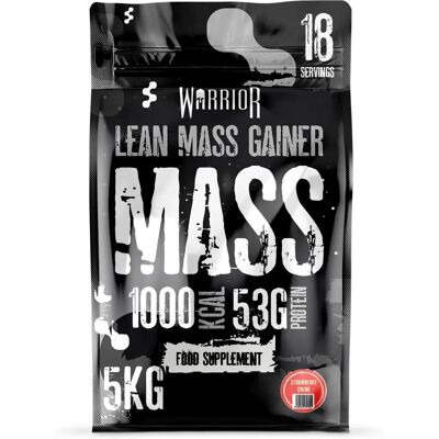 Warrior Supplements Warrior Mass - Strawberry Creme 5kg - Mass Gainer Warrior Supplements Warrior Mass - Strawberry Creme 5kg - Mass Gainer
