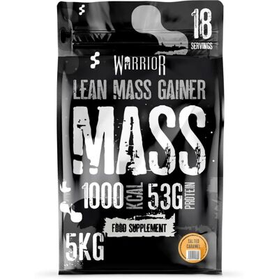 Warrior Supplements Warrior Mass Salted Caramel - 5kg Mass Gainer Warrior Supplements Warrior Mass Salted Caramel - 5kg Mass Gainer