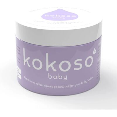 Kokoso Baby Kids Bio-Kokosöl - Für empfindliche Haut 70g/83ml Kokoso Baby Kids Bio-Kokosöl - Für empfindliche Haut 70g/83ml