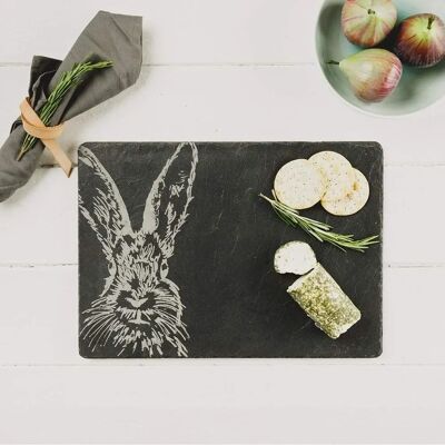 The Just Slate Company Hare Slate Cheese Board - Scotland The Just Slate Company Hare Slate Cheese Board - Scotland