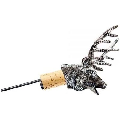 Selbrae House Stag Bottle Pourer - Stainless Steel - Gift Box Selbrae House Stag Bottle Pourer - Stainless Steel - Gift Box