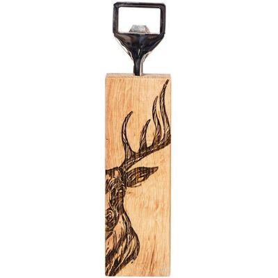Selbrae House Oak Bottle Opener - Stag - Unisex - Bottle Opener - Product Type Selbrae House Oak Bottle Opener - Stag - Unisex - Bottle Opener - Product Type