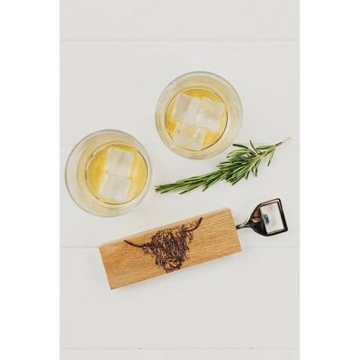 Selbrae House - Oak Bottle Opener - Highland Cow - High lbrand? - Bottle Opener Selbrae House - Oak Bottle Opener - Highland Cow - High lbrand? - Bottle Opener