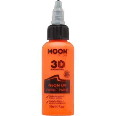 Smiffys Moon Glow - Peinture fluorescente UV orange - Tissu - Publicité Smiffys Moon Glow - Peinture fluorescente UV orange - Tissu - Publicité