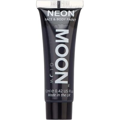 Peinture visage néon pastel Moon Glow UV - Noir - Publicité Peinture visage néon pastel Moon Glow UV - Noir - Publicité