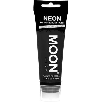 Peinture visage UV néon Moon Glow 75ml - Noir - Publicité Peinture visage UV néon Moon Glow 75ml - Noir - Publicité