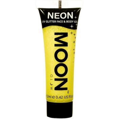 Moon Glow Gel Néon UV Jaune - Effets Visage & Corps - Publicité Moon Glow Gel Néon UV Jaune - Effets Visage & Corps - Publicité