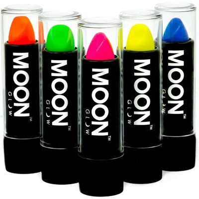 Moon Glow Rouge Neon UV Intense - Set de 5 - Publicité Moon Glow Rouge Neon UV Intense - Set de 5 - Publicité