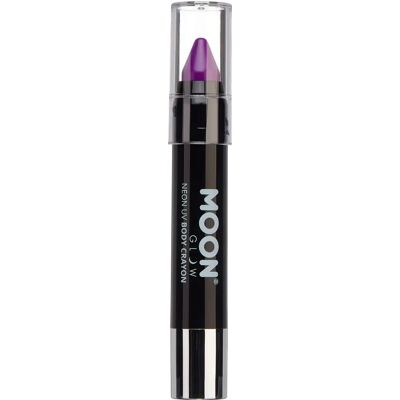 Crayons UV néon Moon Glow - Violet - Crayons pour corps - Publicité Crayons UV néon Moon Glow - Violet - Crayons pour corps - Publicité