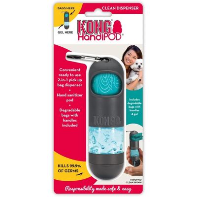 Dispenser e Gel KONG Handipod - Porta sacos para cachorro Dispenser e Gel KONG Handipod - Porta sacos para cachorro