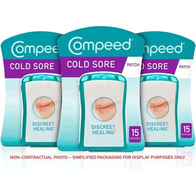Compeed - Cold Sore Discreet Healing Patch - 45 Patches Compeed - Cold Sore Discreet Healing Patch - 45 Patches