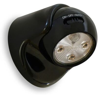 Auraglow Luz de Segurança com Sensor de Movimento PIR LED - Preto Auraglow Luz de Segurança com Sensor de Movimento PIR LED - Preto