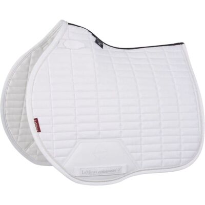 Coussin de Selle EuroJump en Suède LeMieux - Blanc - Plein - Publicité Coussin de Selle EuroJump en Suède LeMieux - Blanc - Plein - Publicité